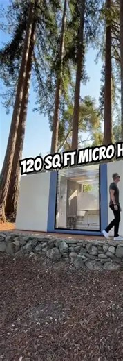 Tiny prefab home tour: 120 sq ft living in the forest