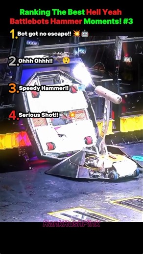 Ranking the Best Hell Yeah Battlebots Hammer Moments! 🔥 #battlebots