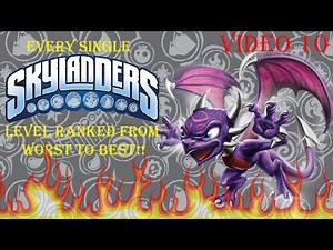 EVERY SINGLE Skylanders Level RANKED From Worst To Best!!