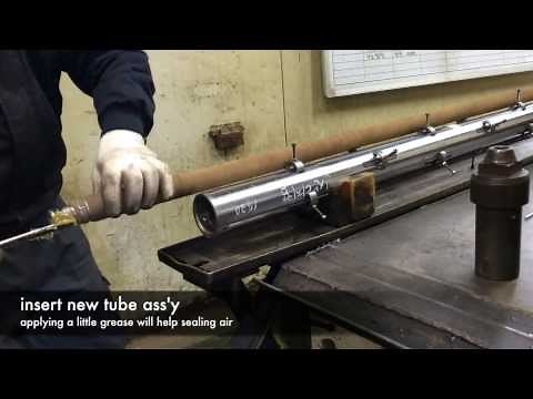 Air expanding shaft maintenance