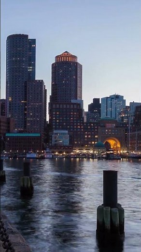 Boston Aerial Views 🇺🇸 | 4K Harbor & Skyline