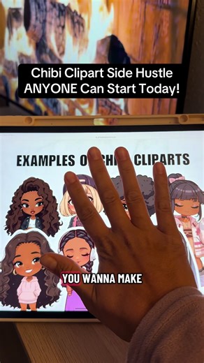 Make Chibi Cliparts in Seconds & Sell Before 2026! #etsysmallbusiness #digitalproductstosell #digitalproductsforbeginners #sidehustleideas #makemoneyonlinefromhome