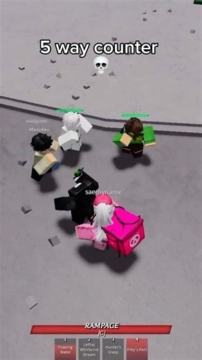 5 way counter 💀#roblox #thestrongestbattlegrounds