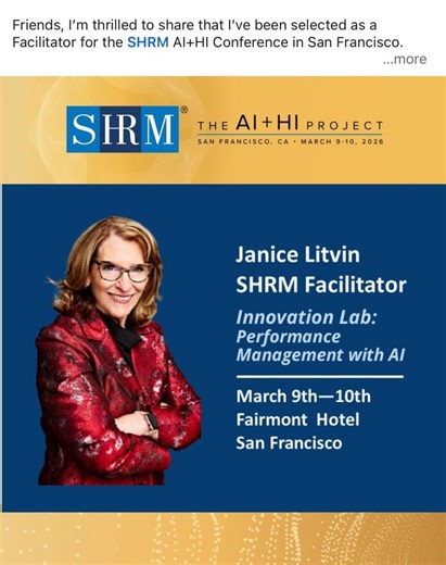 SHRM AI+HI Conference: AI in HR Functions | Banish Burnout Academy posted on the topic | LinkedIn