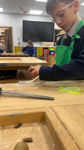 Year 5 are hard at work today in their design and technology lesson. They’re designing and making fish, putting lots of effort into the sanding and sawing. We cannot wait to see the results. #designandtechnology #kingshottschool #hitchin #makingandcreating | Kingshott School | Facebook