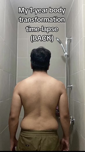 1-Year Body Transformation Time-Lapse: Back Edition