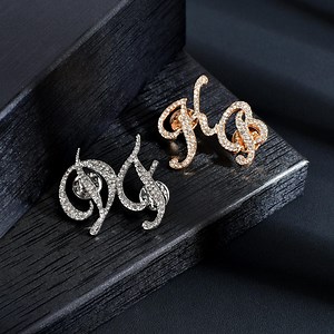 Custom Double Initials Groom Pin,bride Initial Letters Brooch Collar Pin,initial Suit Jacket Pin,wedding Pins, Gifts for Groom,wedding Gifts - Etsy