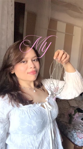 Ritika on Instagram: "My pretty necklaces now available! . Dm to order 🧚🏻 . . (Necklace, silverware jewellery, handmade, artist, wire wrapping,fyp, explorep, aesthetic, Pinterest, daily wear, whimsy, fairytale, fairy core) . . . #explorepage #smallbusiness #fyp"