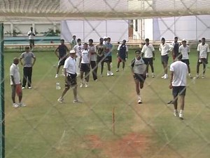 Munaf Patel Bowling in the Nets | MRF Pace Foundation