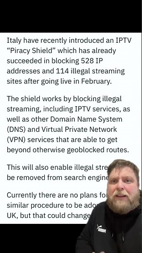 111K views · 271 reactions | New Piracy Shield tool to stop people using iptv. #iptv #firestick #amazonfirestick #streaming | Let Krack On Guy | Facebook