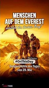 First ascent of Mount Everest #everest #alpine #knowledge #onthisday #thetimetour