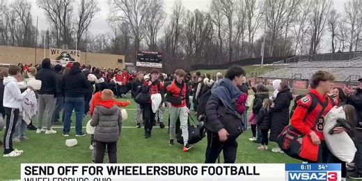 Send off for Wheelersburg football
