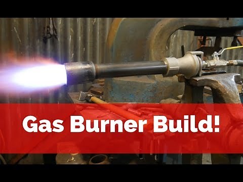 Alec Steele Style Gas Burner Build for $40 and Prototype gas Forge!