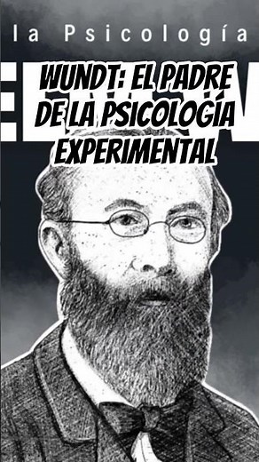 Wundt: The Father of Experimental Psychology #psychology #psychologicalcommunity