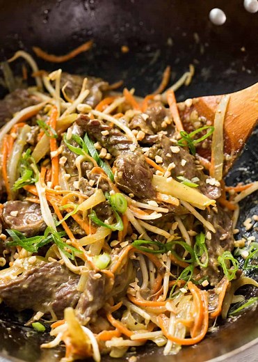 Quick Satay Peanut Stir Fry