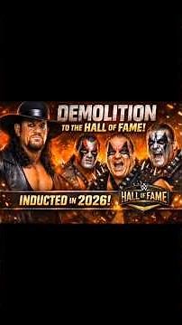 The Undertaker Announces Demolition for 2026 WWE Hall of Fame Induction
