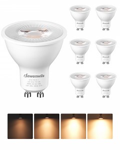 DEWENWILS GU10 LED Bulb Dimmable, 3000K Warm White, 500LM, 7W Replacement 50W Spot LED Light Bulb, 6 Pack - Walmart.com