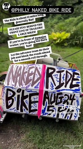 Philly Naked Bike Ride (@phillynakedbikeride)’s videos with Slow Down Baby - Christina Aguilera