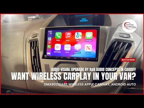 Want Wireless CarPlay In Your Ford Custom Transit Van? DMX8021DABS KENWOOD #fordtransit #carplay