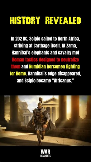 Scipio vs Hannibal at Zama: The Roman Tactics That Made Him “Africanus”