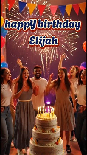 🎂 Elijah’s Birthday | Happy Birthday Elijah 🎉 The Best Birthday Song for Elijah 🎶