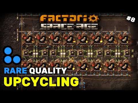 Is Quality Upcycling Too Overpowered? — Space Age MEGABASE (Factorio 2.1)