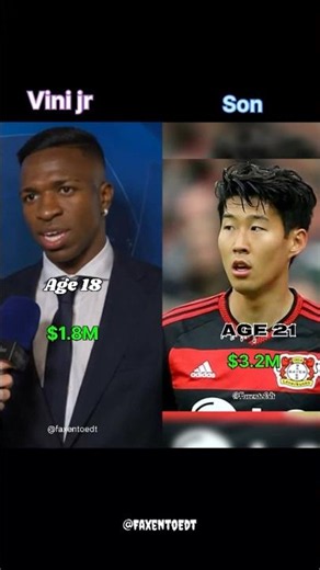 Vinícius Júnior vs Son Heung-min Net Worth Evolution 💰⚽
