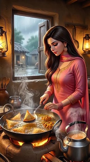 Barish mai Saas ki nayi farmayish😒 #Foryou #fyp #village #saasbahu #viral