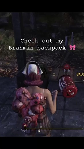 Having a blast playing #fallout76 🎀 | backpack