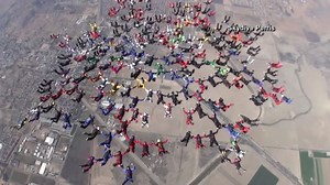 Skydivers Attempt World Record