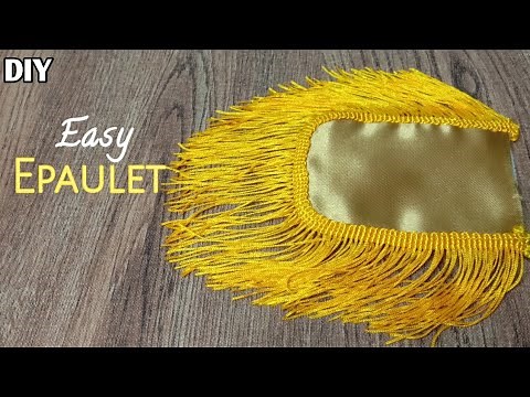 Easy Diy Shoulder EPAULET for Costumes