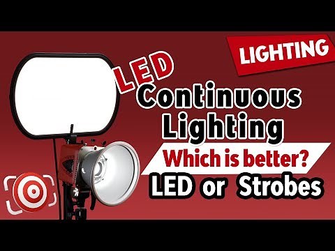 LED Continuous Lights vs Strobes for Photography - which is the best studio lighting solution?