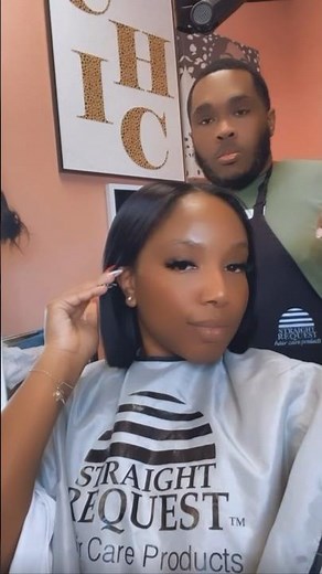 Bob Quick Weave using 12in @ModelModelHairFashion Dreamweaver Hair