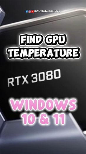 How to Check GPU Temperature 🤒