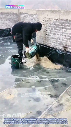 Finishing Touches: Pouring Wastewater into the Drain