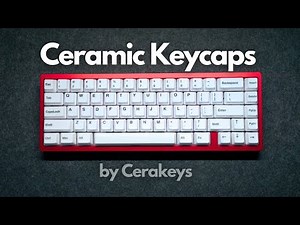 These keycaps make my keyboard THOCK... | Ceramic Keycaps Review