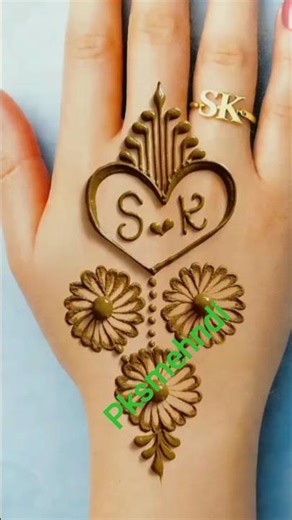 easy mehndi designs 😱 short mehndi #pksmehndi
