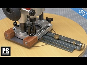 DIY Quick Install Base Plate for a Router - How to improve a cheap Circle Jig