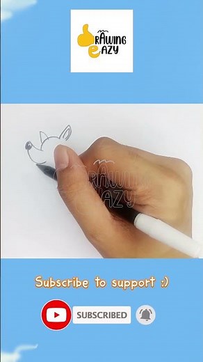 How to Draw Kangaroo | Easy Drawing Tutorial for Kids | Drawing Eazy