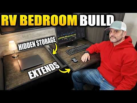 This RV Bedroom Upgrade is SO SLICK You'll Think Its OEM (RV Renovation & Modification Ideas)