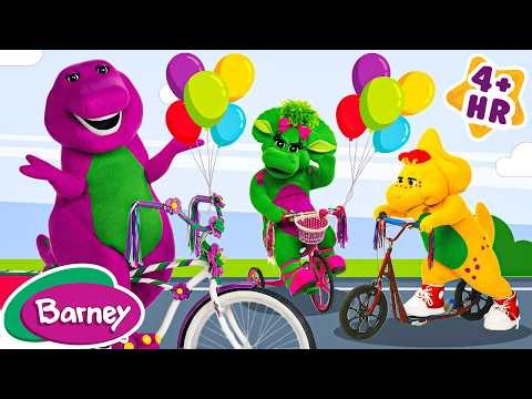 A Big Parade of Bikes | Fun Activities for Kids | Barney the Dinosaur