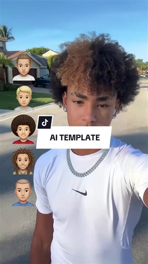 AI HAIR CHANGE🎧 #CapCut #aitemplate #capcutpioneer #pioneertemplate #kevin_editz