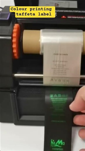 colour tag printing #tsc #tvs #zebra #citizen #argox #label #printer #shots #viral