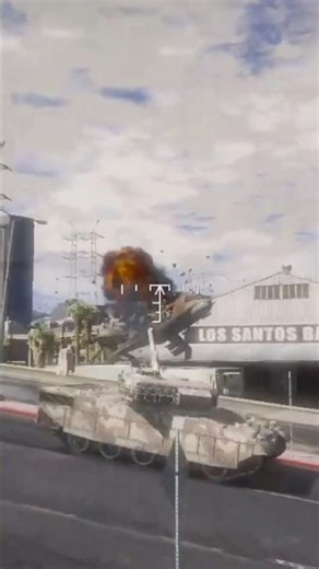 Tank vs Helicopter in GTA 5 😱 Highway Destruction Gameplay
