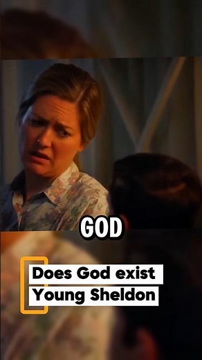 Young Sheldon argues for God #shorts #youngsheldon #wholesome
