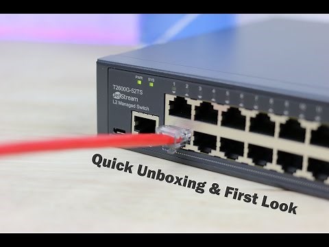 TP-LINK Jetstream T2600G-52TS L2 Managed Switch - Quick Unboxing and First Look
