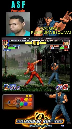 COSEGUI! PUNIR UMA ESQUIVA KOF99 #arcade #kof99 #retrogame #neogeo