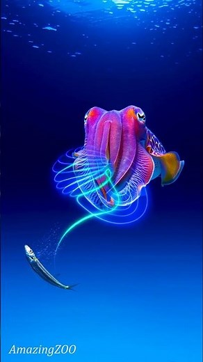 Cuttlefish vs 10 Dangerous Monsters #shorts #viral #shark