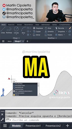 Matriz de camino en AutoCAD: Aprende a usar array