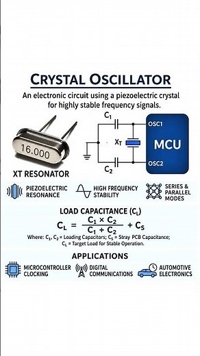 Crystal oscillator working principle